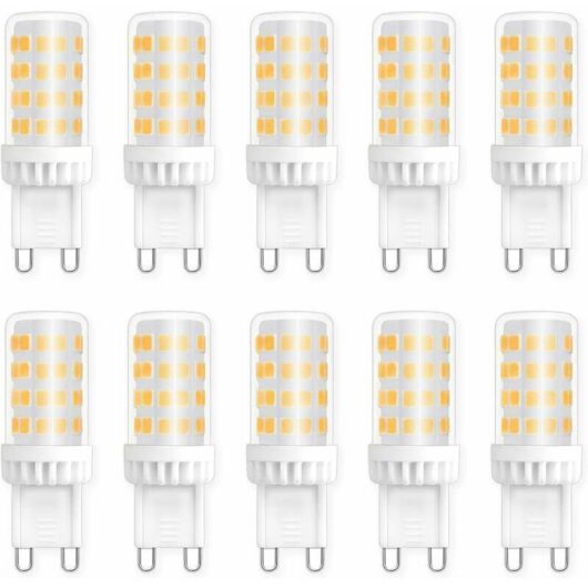 [NEVER USED] G9 5W LED Bulbs, Equivalent to 40W 50W Halogen Light, 450LM, Neutral White 4000K, AC 220V, Standard G9 Base, Energy Saving, for Ceiling